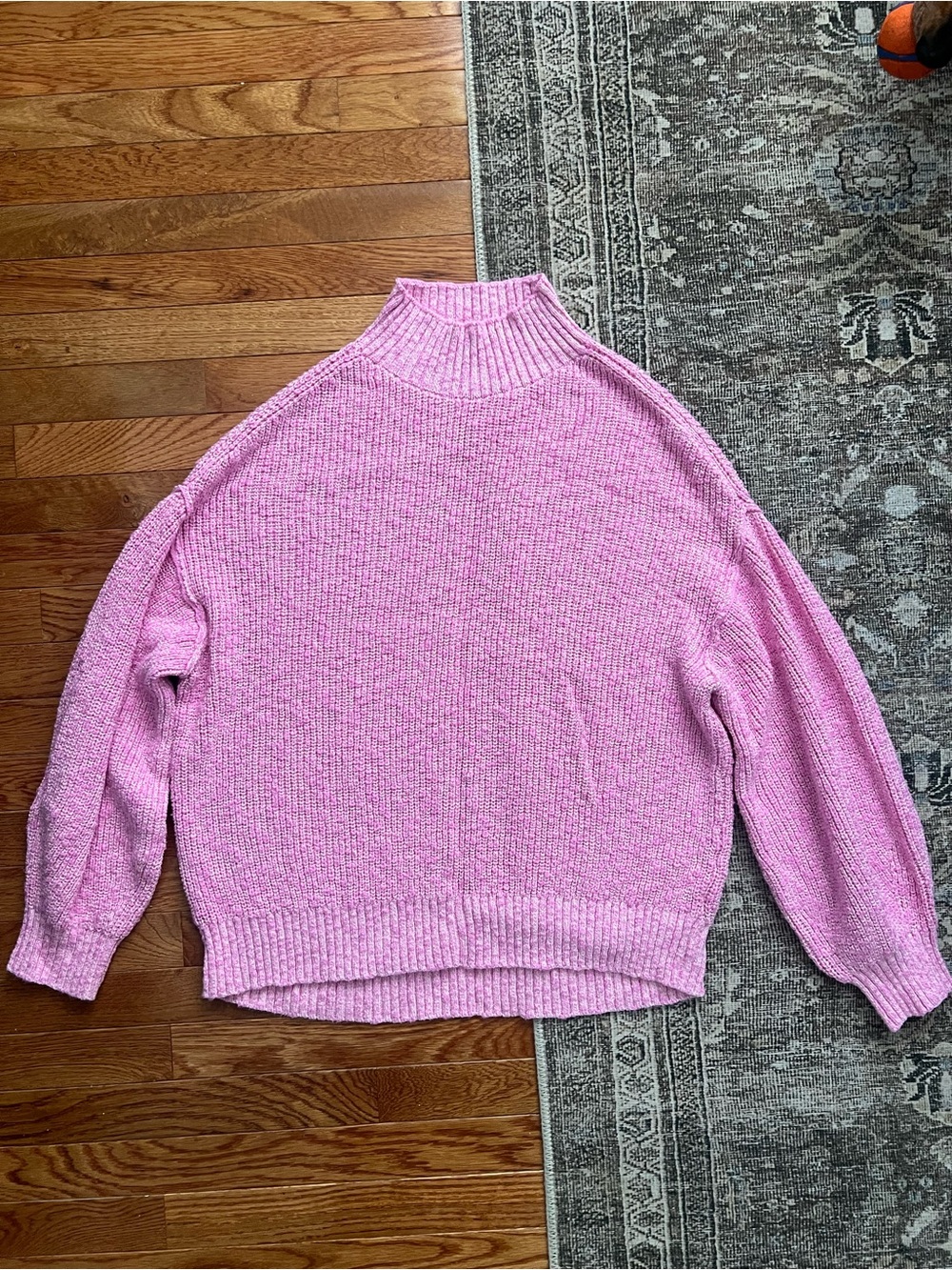 *NWOT* Aerie Pink Cozy Mock Neck Women's Sweater